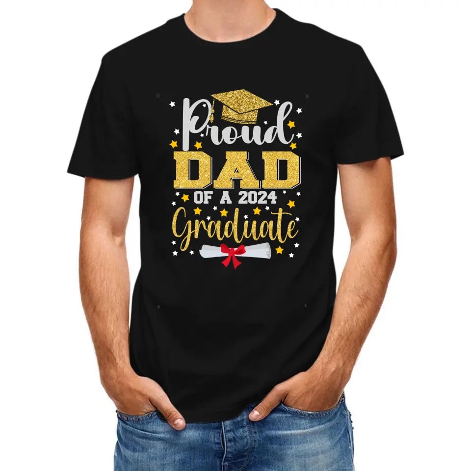 2024 Graduation Season Personalized T-Shirt A Father’s Pride - OLESA