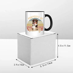 Custom Photo Pawperty Of - Gift For Dog Lovers - Personalized Mug