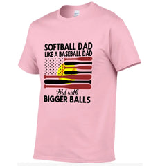 Softball T-shirt,  Gift For Dad, Gift For Softball Lovers