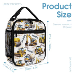 Name Customized Construction Truck Backpack, Opening Season Gift