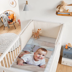 Personalisierte Ölgemälde-Decke zum Gedenken an einen süßen Babymoment – ​​Foto hochladen, um den Ölgemälde-Effekt zu konvertieren