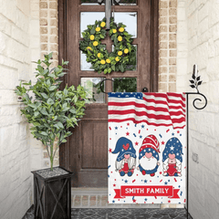 American Garden Flag 4th Of July Personalized Custom Garden Flag - OLESA