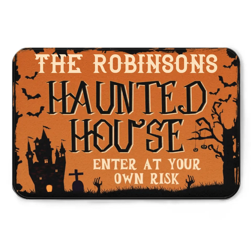 At Your Own Risk - Halloween Personalized Decorative Cushion - OLESA