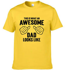 AWESOME DAD T-Shirt - This Is What An Dad Looks Like - OLESA