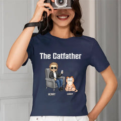 Best Cat Dad Ever - Cat Personalized Custom Unisex T-shirt - Father's Day, Gift For Pet Owners, Pet Lovers - OLESA