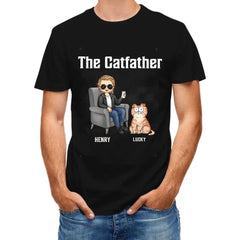 Best Cat Dad Ever - Cat Personalized Custom Unisex T-shirt - Father's Day, Gift For Pet Owners, Pet Lovers - OLESA