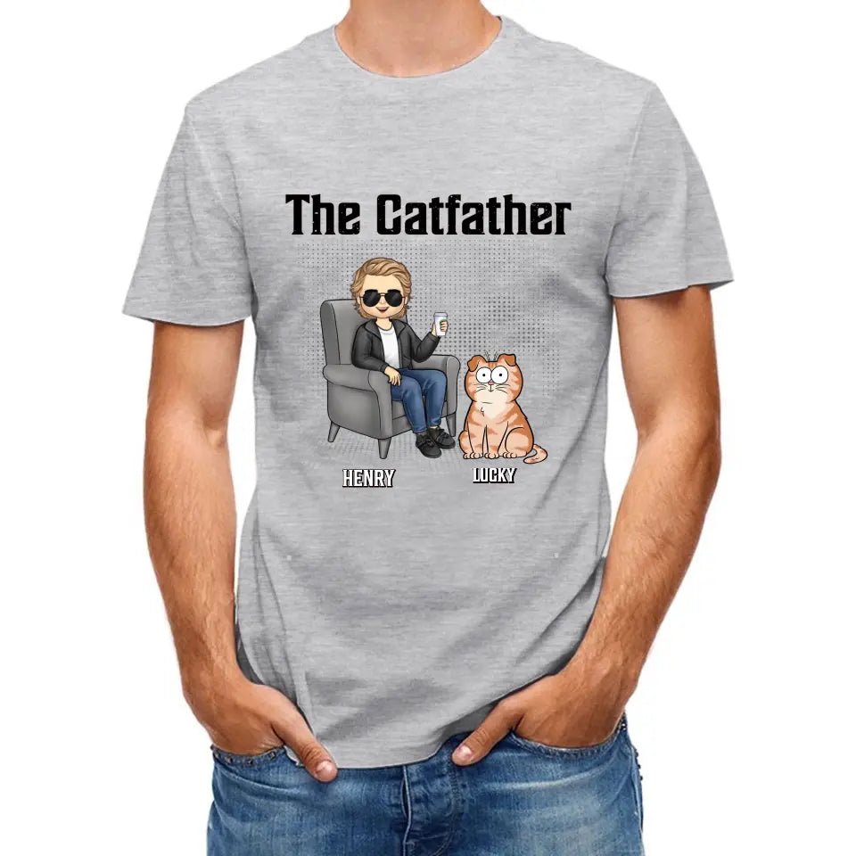 Best Cat Dad Ever - Cat Personalized Custom Unisex T-shirt - Father's Day, Gift For Pet Owners, Pet Lovers - OLESA