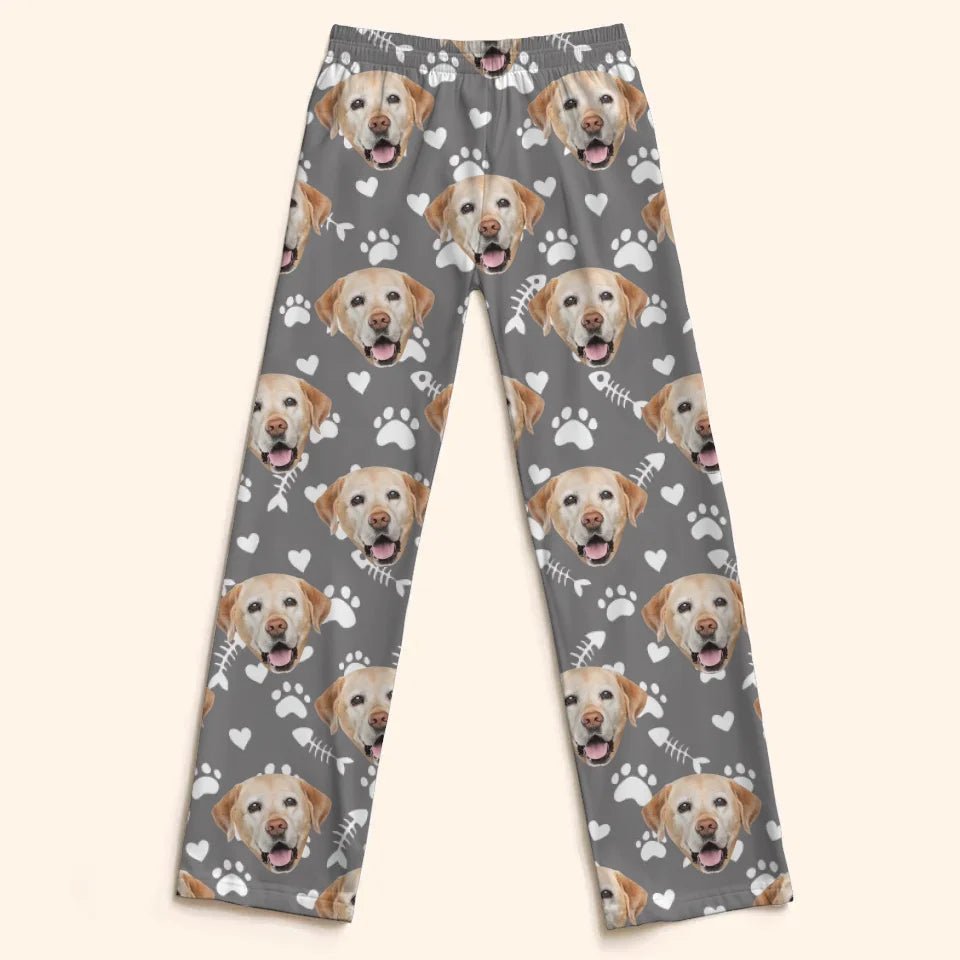 Cat and Dog Photo Customised Clothing - Personalised Pet Photo Pajama Set - A Gift For Pet Lovers,Pet Owners - OLESA