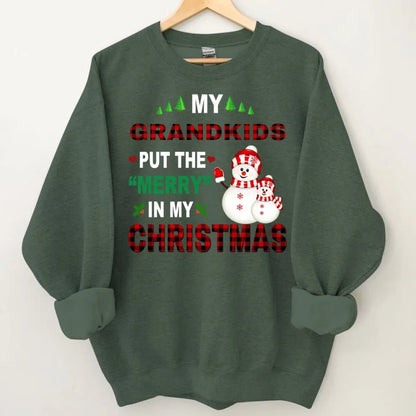 Christmas - themed Customized Clothing - Personalized Nickname Christmas Classic Sweatshirt - A Gift Of Affection - OLESA