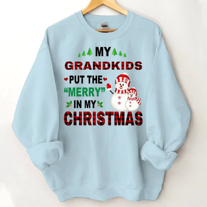 Christmas - themed Customized Clothing - Personalized Nickname Christmas Classic Sweatshirt - A Gift Of Affection - OLESA