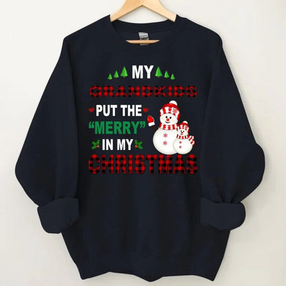 Christmas - themed Customized Clothing - Personalized Nickname Christmas Classic Sweatshirt - A Gift Of Affection - OLESA