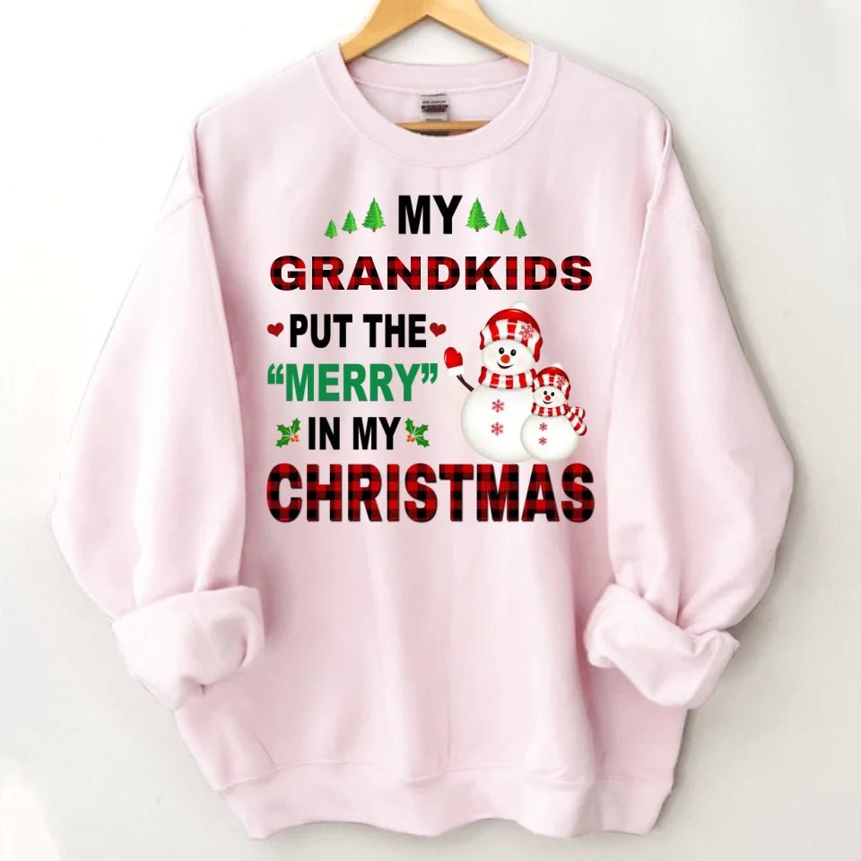 Christmas - themed Customized Clothing - Personalized Nickname Christmas Classic Sweatshirt - A Gift Of Affection - OLESA