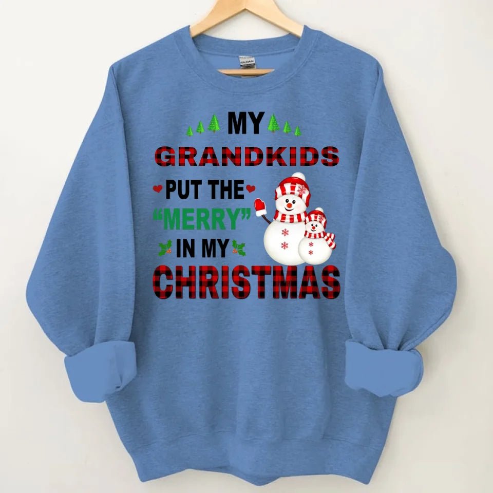 Christmas - themed Customized Clothing - Personalized Nickname Christmas Classic Sweatshirt - A Gift Of Affection - OLESA