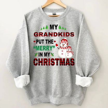 Christmas - themed Customized Clothing - Personalized Nickname Christmas Classic Sweatshirt - A Gift Of Affection - OLESA