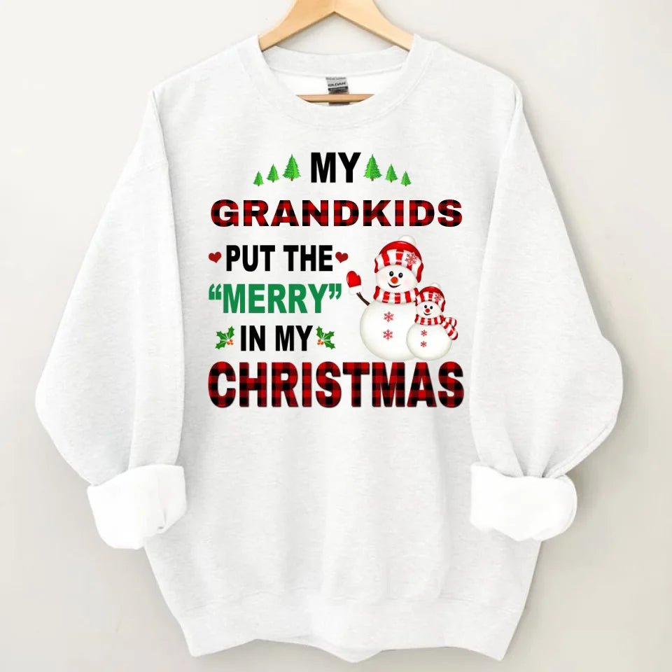 Christmas - themed Customized Clothing - Personalized Nickname Christmas Classic Sweatshirt - A Gift Of Affection - OLESA