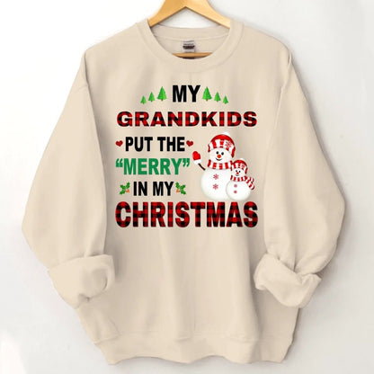 Christmas - themed Customized Clothing - Personalized Nickname Christmas Classic Sweatshirt - A Gift Of Affection - OLESA