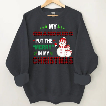 Christmas - themed Customized Clothing - Personalized Nickname Christmas Classic Sweatshirt - A Gift Of Affection - OLESA