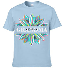 Comfort Colors® Grandma Flower Color Trend Shirt, Gift For Grandma T-Shirt - OLESA