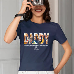 Custom DADDY Photo Name Shirt - OLESA