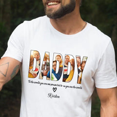 Custom DADDY Photo Name Shirt - OLESA