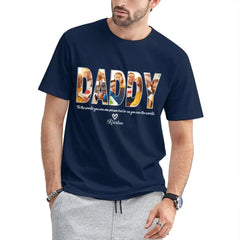 Custom DADDY Photo Name Shirt - OLESA