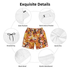 Custom Human Photo Summer Tropical Beach Short For Men - OLESA