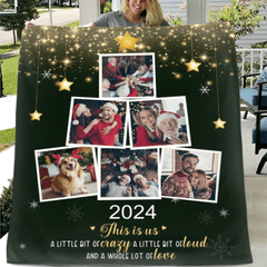 Custom Photo Being With Family Is The Best Part Of Christmas - Family Personalized Custom Blanket - Christmas Gift For Family Members - OLESA