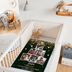Custom Photo Being With Family Is The Best Part Of Christmas - Family Personalized Custom Blanket - Christmas Gift For Family Members - OLESA