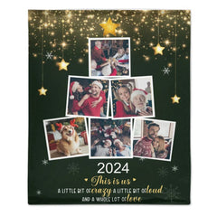 Custom Photo Being With Family Is The Best Part Of Christmas - Family Personalized Custom Blanket - Christmas Gift For Family Members - OLESA