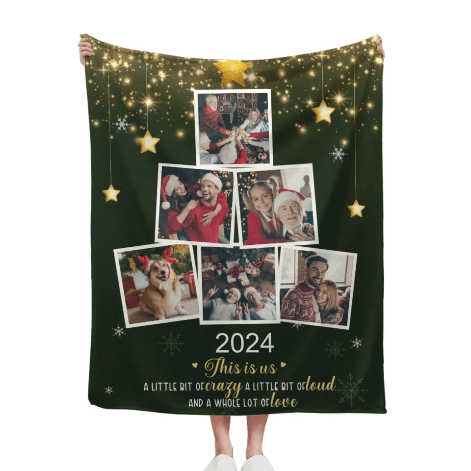 Custom Photo Being With Family Is The Best Part Of Christmas - Family Personalized Custom Blanket - Christmas Gift For Family Members - OLESA