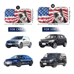 Custom Photo Dog & Cat Personalized Custom Auto Windshield Sunshade, Car Window Protector - Gift For Pet Owners, Pet Lovers - OLESA