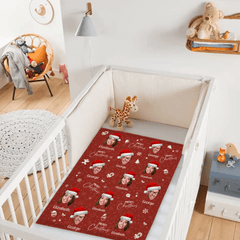 Custom Photo Joy Of Christmas Is Family - Family Personalized Custom Blanket - Christmas Gift For Family Members - OLESA
