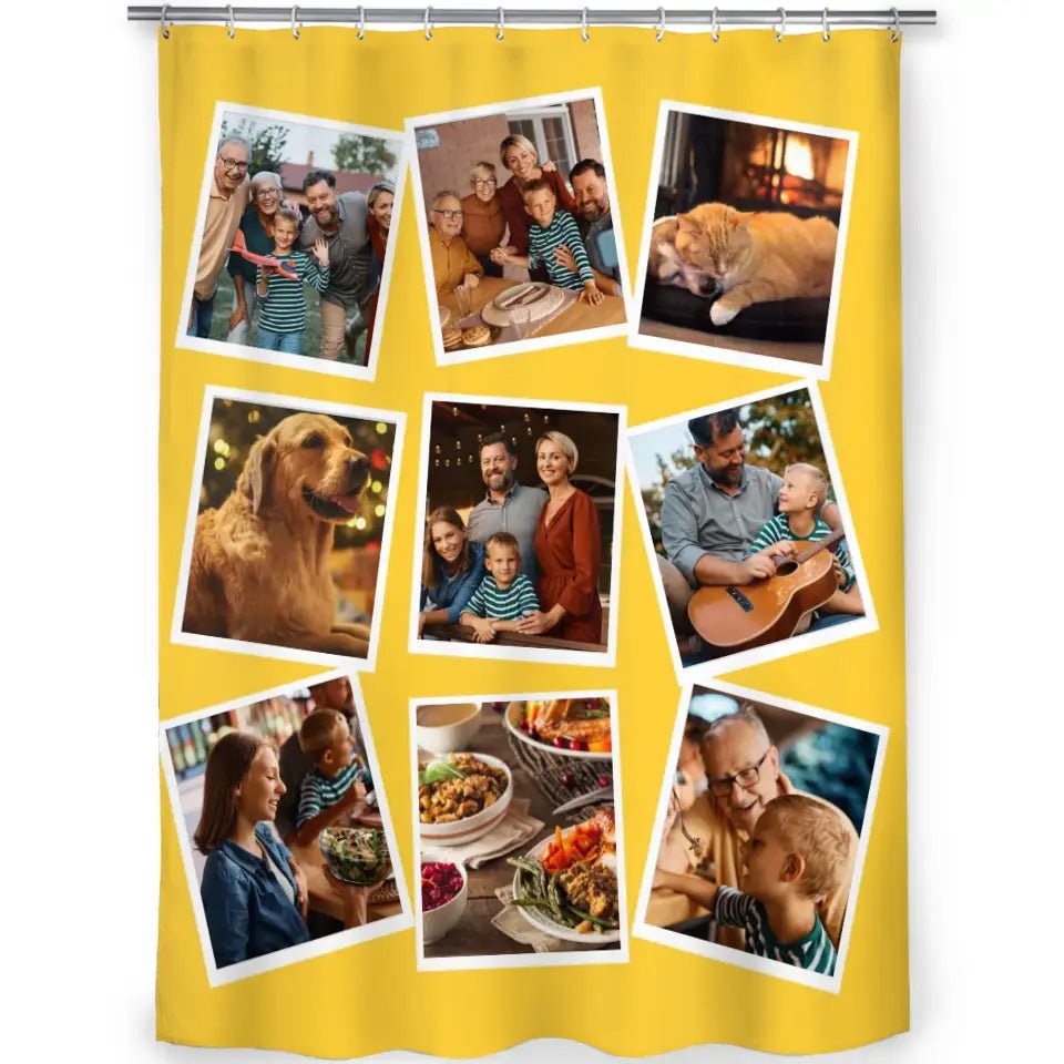 Custom Photo Shower Curtains Personalized Gifts for Your Family - OLESA