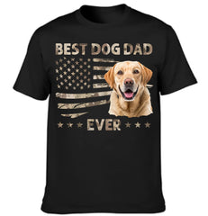 Custom Photo Ultimate Dog Dad - Personalized Pet Themed Clothes - OLESA