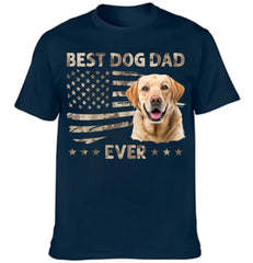 Custom Photo Ultimate Dog Dad - Personalized Pet Themed Clothes - OLESA