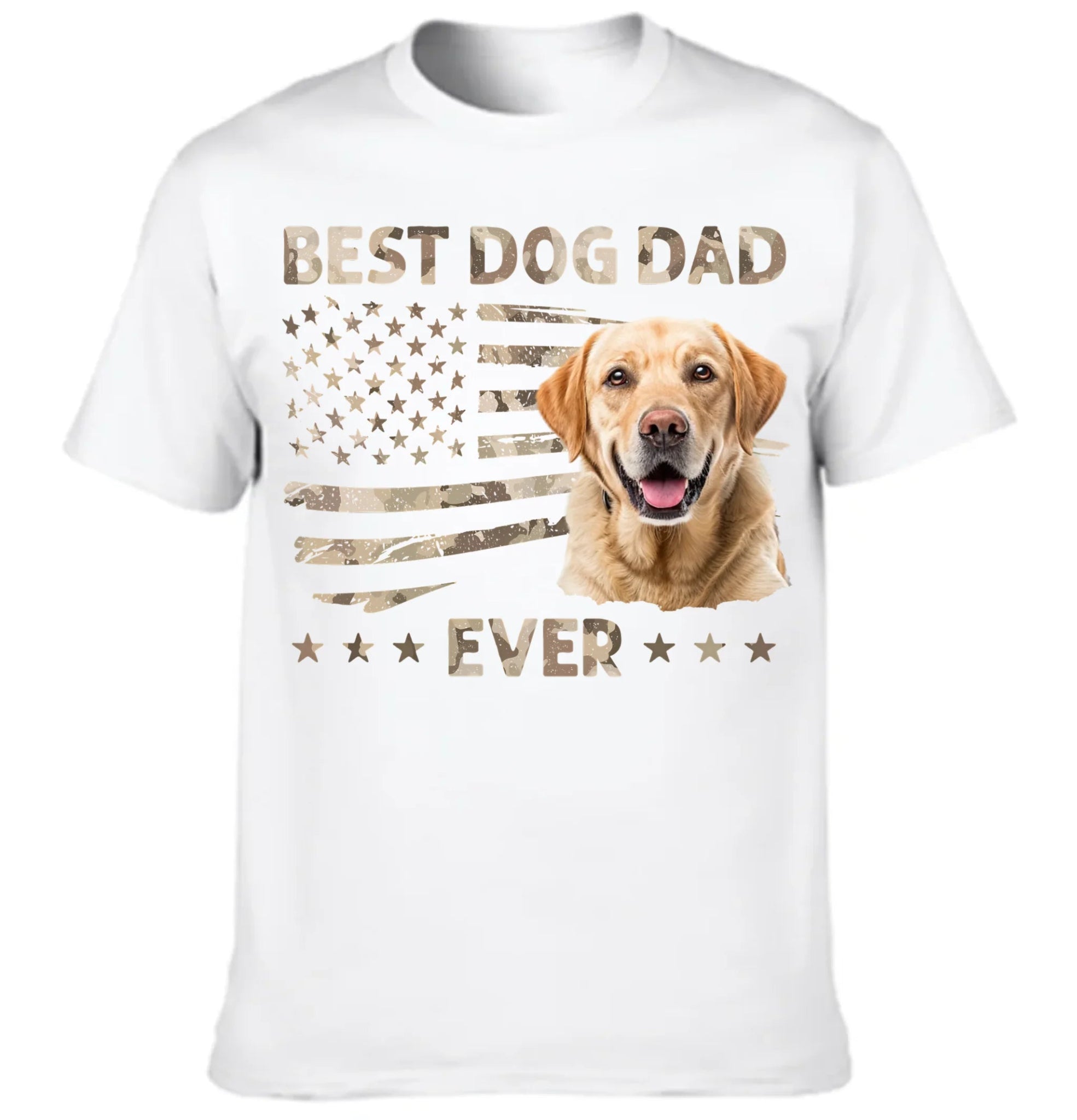 Custom Photo Ultimate Dog Dad - Personalized Pet Themed Clothes - OLESA