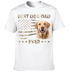 Custom Photo Ultimate Dog Dad - Personalized Pet Themed Clothes - OLESA
