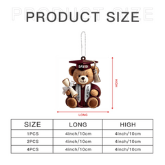 Customised Graduation Blessing Teddy Bear - Personalised Teddy Bear and Name, Year Acrylic Draduation Decoration - Gift For Graduates,Chlidren,Friend - OLESA