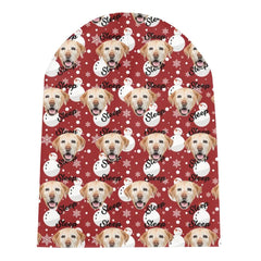 Customized Christmas Hat for Pet Photo - Personalized Pet Photo and Name Hat - Gifts for Pet Lovers, Pet Owners - OLESA