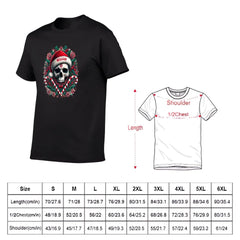 Customized Christmas Themed Skull Pattern Costumes - Personalized Name Christmas Costumes - A Gift For Yourself,Friend,Family,colleagues - OLESA