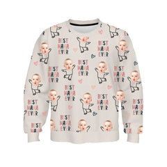Customized Clothing - Warm Sweater Personalized Nickname And Photo - A Cozy Gift For The Family - OLESA