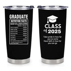 Customized Thermos Cup for Graduation Season - Personalized Name - themed Fun Advertising Text Thermos Cup - A Commemorative Gift For Family,Friend,BFF,Graduate - OLESA
