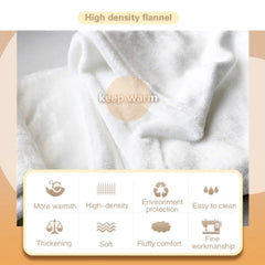 Customized Warm Horizontal Blankets - Soft Facecloth Blanket Personalized With Child's Name And Photo - A Gift For Child - OLESA