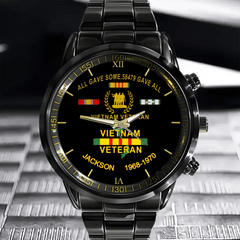 Customized Watch for Vietnam Veterans - Personalize with Name and Year/Period - OLESA