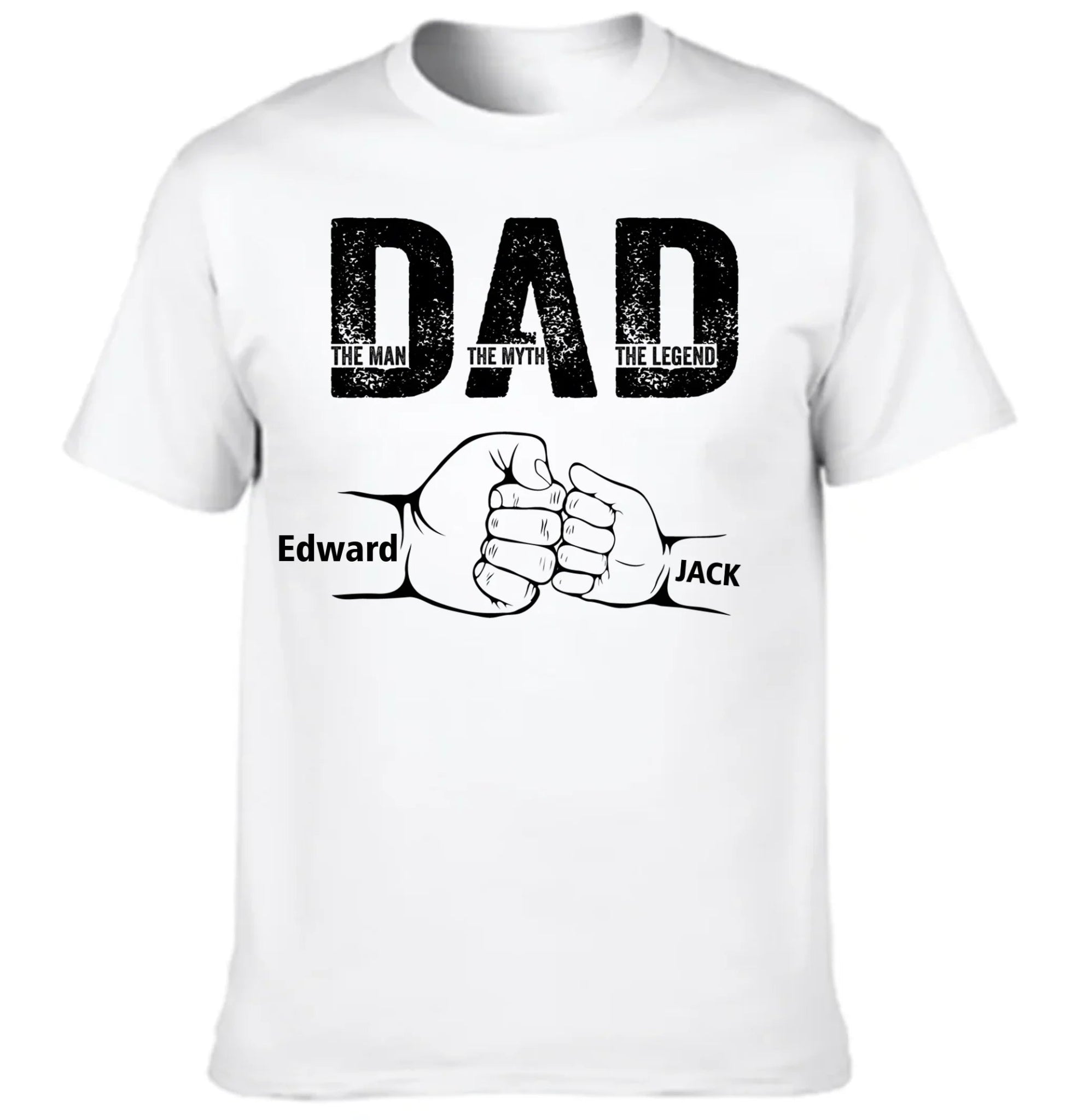 Dad The Man The Myth The Legend - Personalized Shirt Father's Day - OLESA