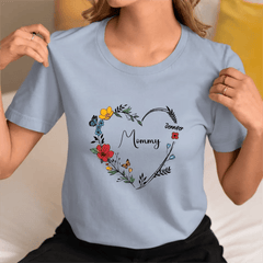 Family Personalized Unisex T-Shirt - Gift for Mom, Grandma - OLESA