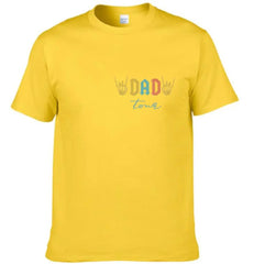 Fatherhood Tour T-Shirt, Sometimes I Rock It Sometimes It Rocks Me - OLESA