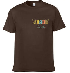 Fatherhood Tour T-Shirt, Sometimes I Rock It Sometimes It Rocks Me - OLESA