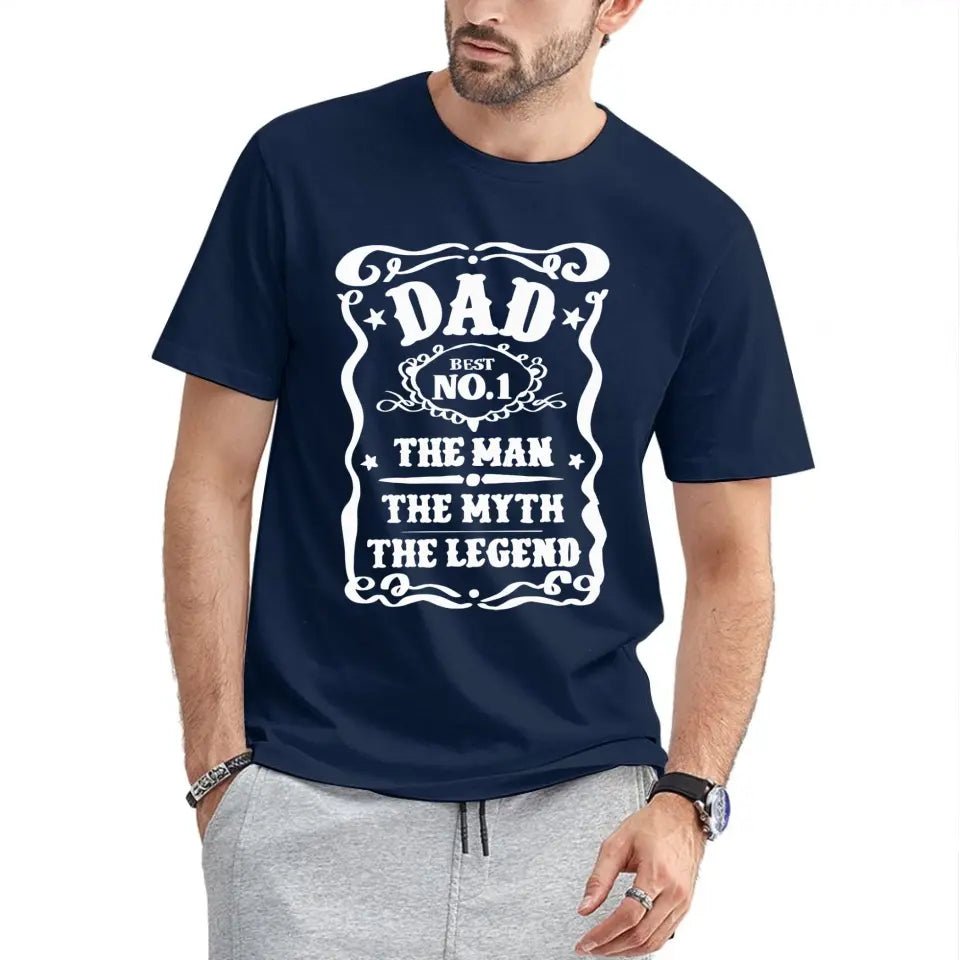 Father's Day t-shirt, Best Dad, Whiskey Label, Happy Fathers Day - OLESA