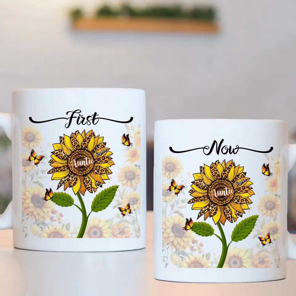 First Mom Now Grandma - Gift For Mothers, Grandmas - Personalized Mug - OLESA